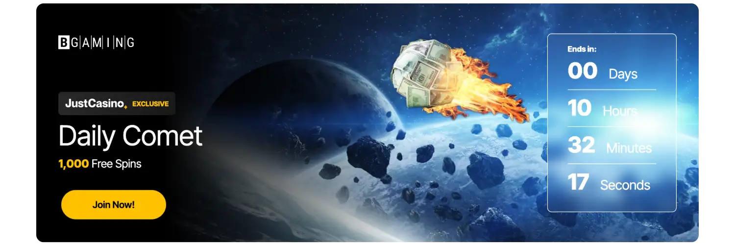 justcasino no deposit bonus
